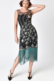  Antoinette Peacock Flapper-dress