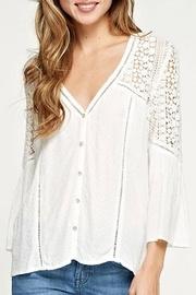  V-neck Flyaway Top