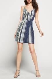  Faux Wrap Surplice Dress