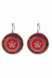  Red Crystal Earrings