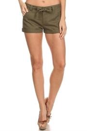  Linen Cuffed Shorty-short