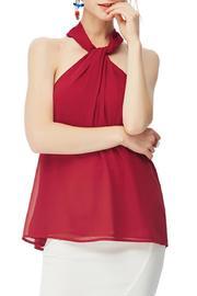  Key-hole Halter Top