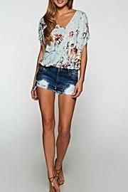  Eyelit Floral Blouse