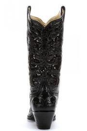  Black Sequence Boots