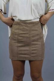  Tan Suede Skirt