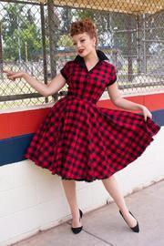 Gingham Dinette Dress