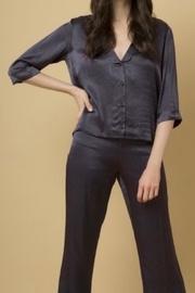  Wild Flower Satin Blouse