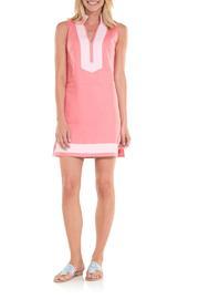  Sleevless Coral Tunic