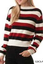  Red Striped Sweater