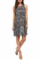  Geometric Swing Dress
