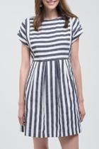  Stripe Bib Dress