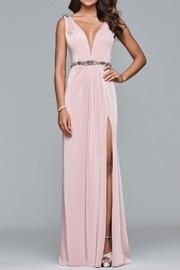 Waistline Accented Gown