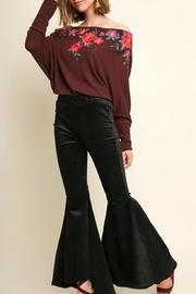  Velvet Flare-leg Pant