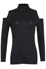  Shoulder Top Black