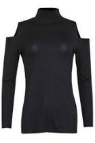  Shoulder Top Black