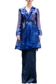  See Through Trench Coat