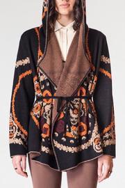  Floral Tie Cardigan