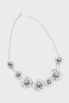 Silver Floral Necklace