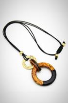  Torty Leather Necklace
