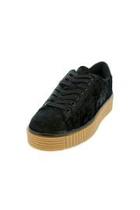  Platform Velvet Sneakers