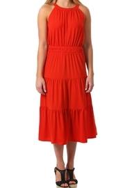  Tiered Midi Dress-borange