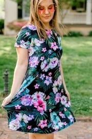  Black Palm Dress