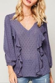  V-neck Peasant Top