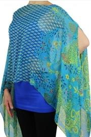  Silky Poncho-turqpeacock