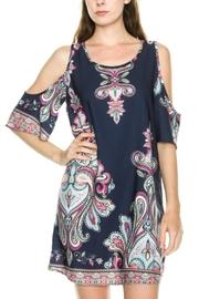  Brocade Print Dress