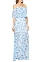  Hacienda Maxi Blues Dress