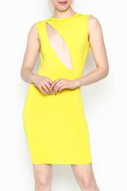  Slash Cutout Mini Dress