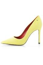  Yellow Suede Pump