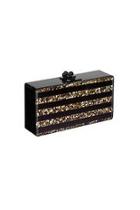  Jean Striped Clutch