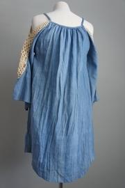 Denim Off-the-shoulder Tunic