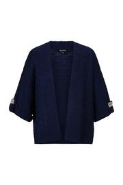  Navy Textural Cardi