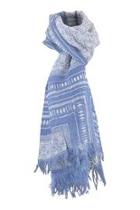  Blockprint Linen Scarf