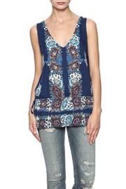  Floral Tie Peplum Top