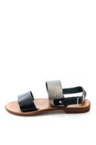  Double-strap Black Sandal