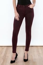  Burgundy Skinny Jeans