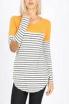  Elbow Patch Stripe Tee