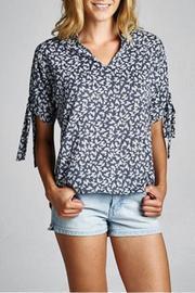  Floral Chambray Shirt