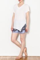  Asymmetric Hem Tee