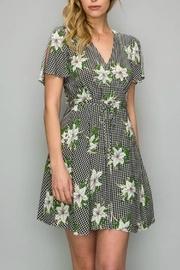  Lily Gingham Wrap-dress