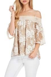  Two Tone Lace Top