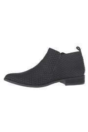  Black Textured Bootie