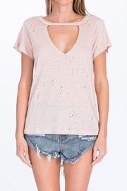  V-neck Choker Tee