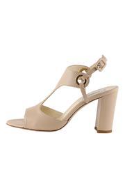  Leather Block-heel Sandal
