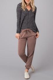  Striped Hooded Thermal