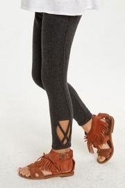 Cuff Detail Knit Legging