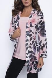  Blush & Black Floral Print Frank Lyman Top 191405